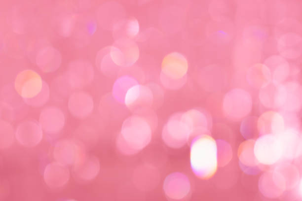 istock Beautiful pink bokeh close-up, abstract background, festive concept 1197758695