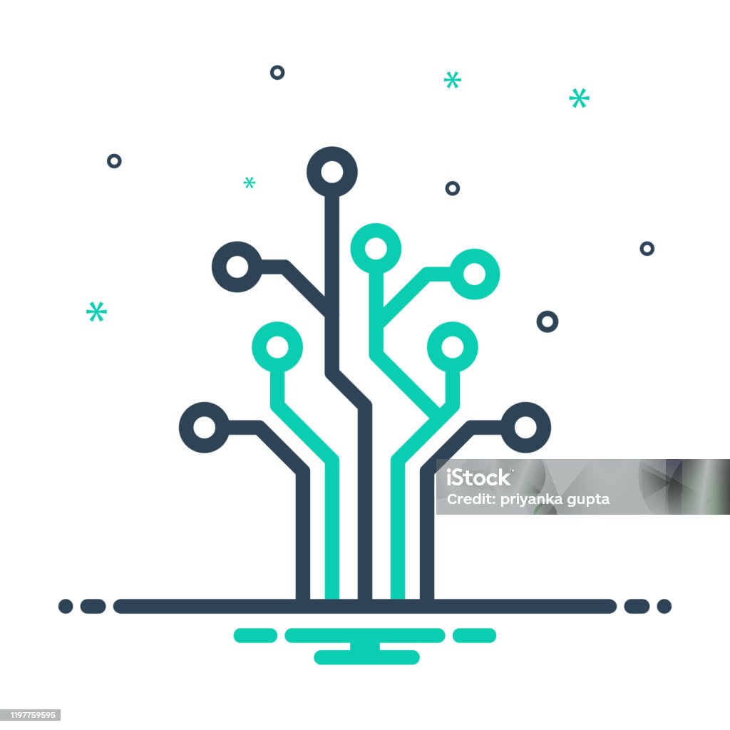 Tree Network Stock Illustration - Download Image Now - Concepts ...