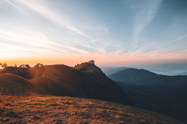 istock landscape mountains forests sky in the evening sunset 1197762615