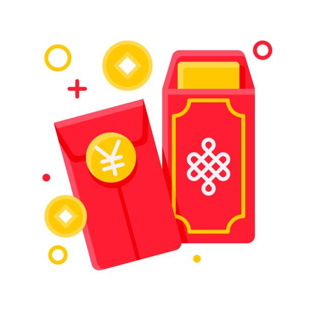 Open Red Envelope Vector Illustration. L Graphic by pch.vector · Creative  Fabrica