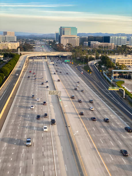 contea di orange ca - irvine california california orange county traffic foto e immagini stock