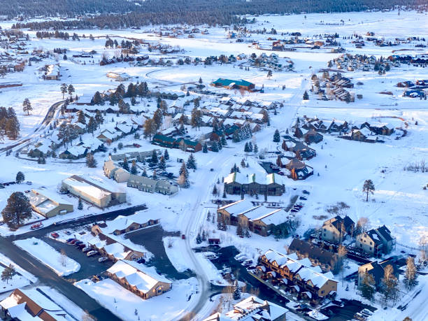 istock Pagosa Springs Colorado aerial view. 1197766698