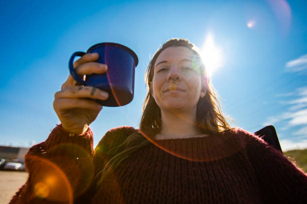 istock Woman drinking coffee or tea 1197770715