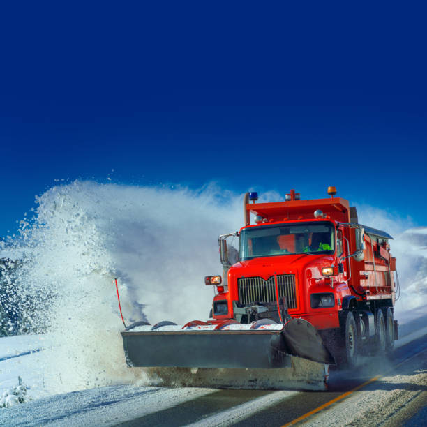 istock Snow plow Colorado Highway USA 1197774781