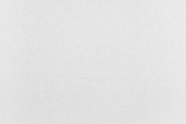 istock Close-up white canvas texture. Student grade blank painting canvas. 1197780112
