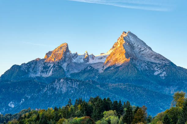 istock The first sunlight hits the famous Mount Watzmann 1197781816