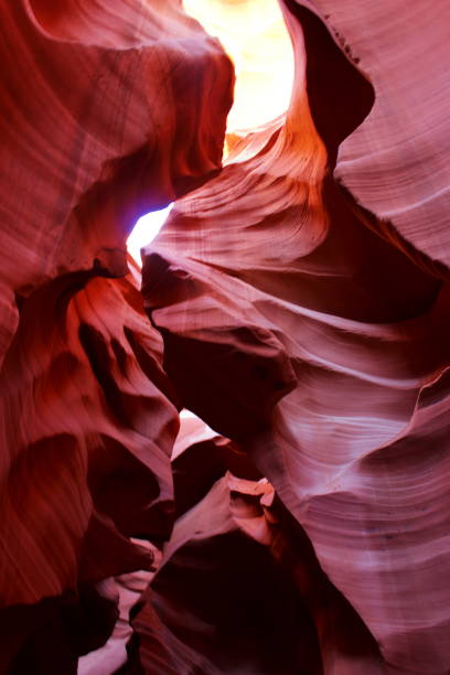 istock Beautiful red rock formations illuminated by light at Antelope Canyon 1197781899