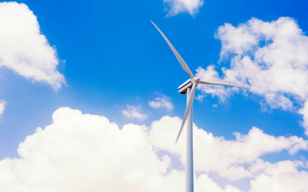 istock Wind power stations against the blue sky, South Australia. 1197783070