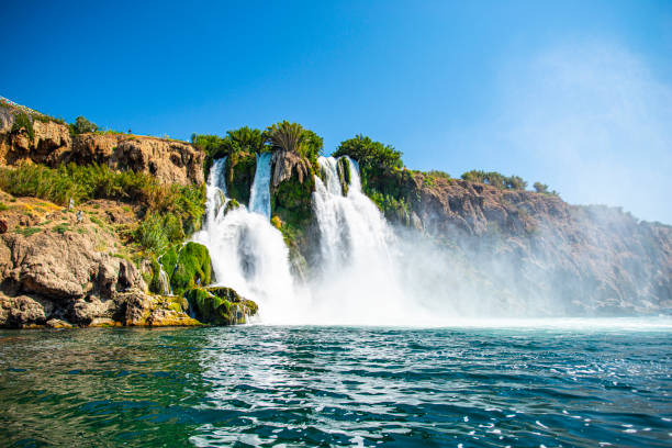 istock Waterfall at the sea in Antalya 1197789114