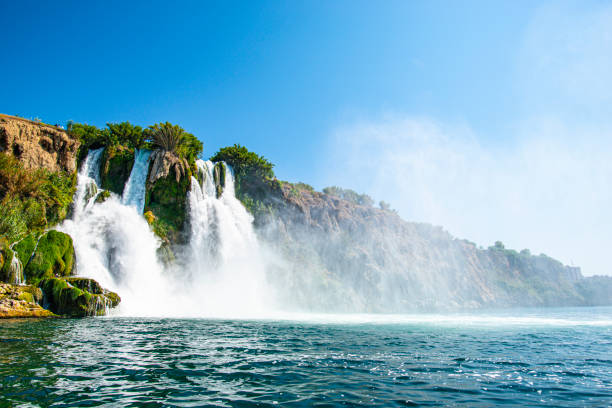 istock Waterfall at the sea in Antalya 1197789194