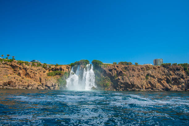 istock Waterfall at the sea in Antalya 1197789225