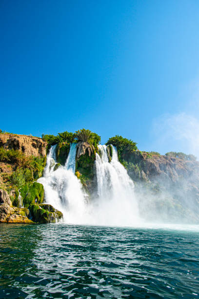 istock Waterfall at the sea in Antalya 1197790137