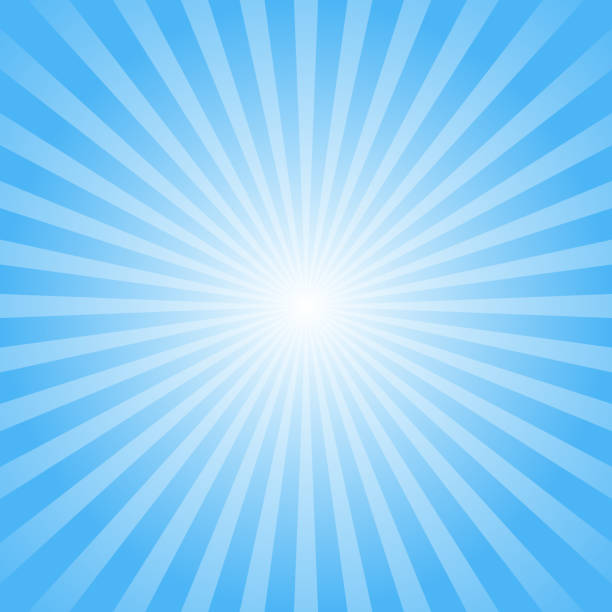 Summer Rays Background 210+ Blue Summer Spiral Ray Pattern Background Stock Illustrations ...
