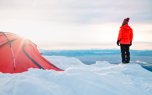 Peak, One woman only, Winter camping tent, Challenge, Mountaineers