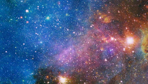 istock Far being shone nebula and star field against space. Starfield stardust and nebula space. Galaxy creative background. Elements of this image furnished by NASA. 1197800569