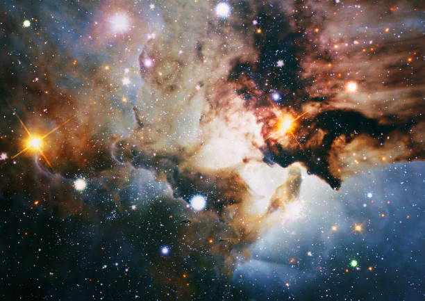 istock Spiral galaxy in deep space. Star cluster and nebula - A cloud in space. Abstract astronomical galaxy. Elements of this image furnished by NASA. 1197800618