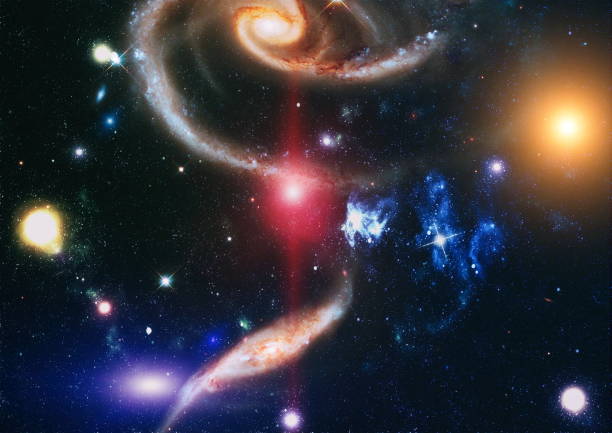 istock Nebula and galaxies in space. Space many light years far from the Earth. Elements of this image furnished by NASA. 1197800802