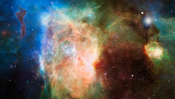 istock Nebula and galaxies in space. Space many light years far from the Earth. Elements of this image furnished by NASA. 1197800895