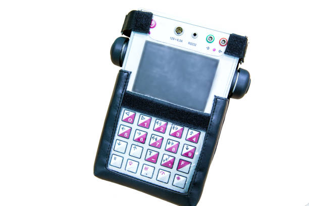 istock Ultrasonic flaw detector on white background 1197802218
