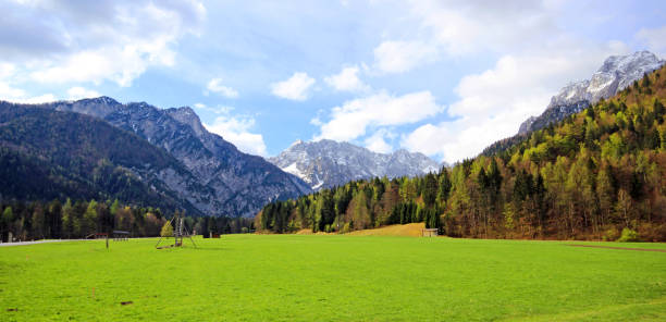 istock Blue and cloudy sky above Slovenian Alps 1197810661