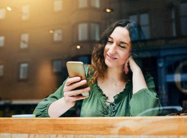 istock Passing some time with her social connections 1197810873