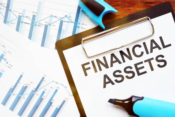 istock Business photo shows printed text financial assets 1197814569