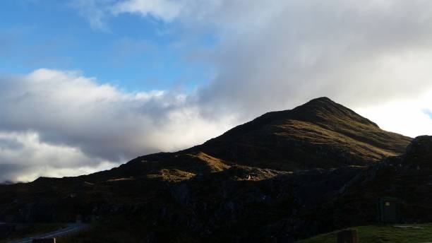 istock Irish mountain and sky landscape 1197820499