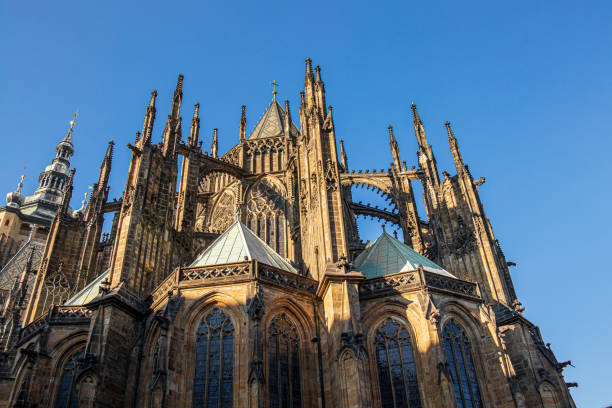 istock Beautiful St. Vitus Cathedral back side 1197821332