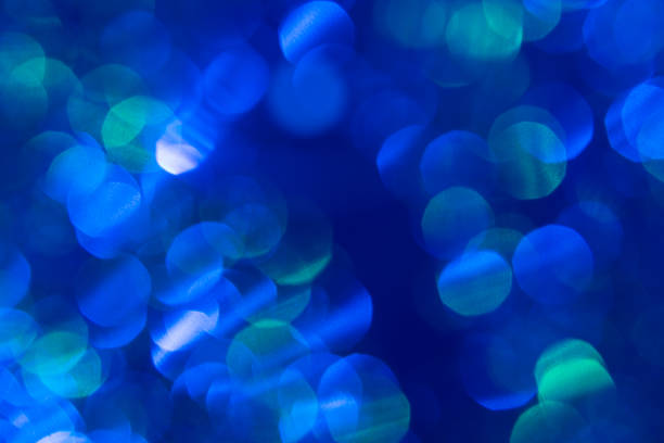 istock Dark blue background with light effects and lens flares 1197823036