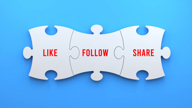 istock LIKE FOLLOW SHARE - PUZZLE CONCEPT 1197824288