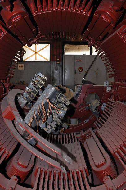 istock Electro-mechanical part under repair in the workshop. 1197825945