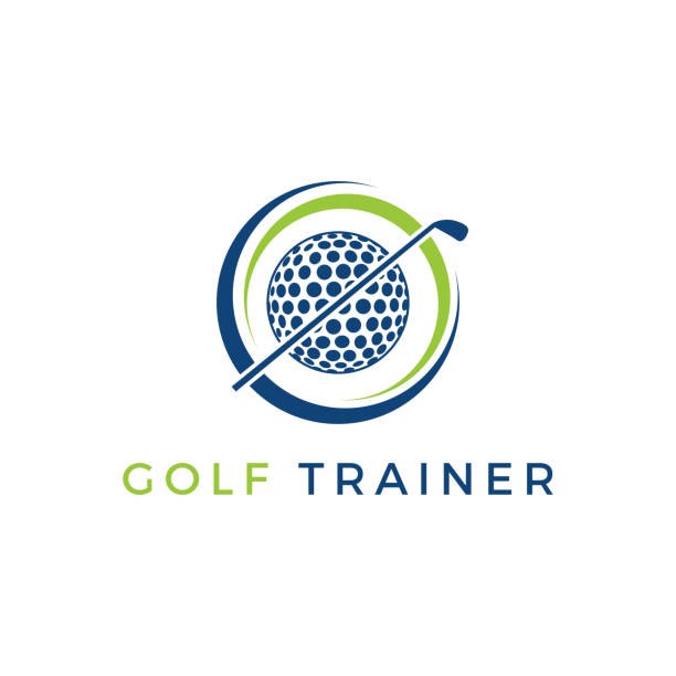 inspiracje dla trenera golfa, pomysł na golfa - golf swing golf golf club golf ball stock illustrations