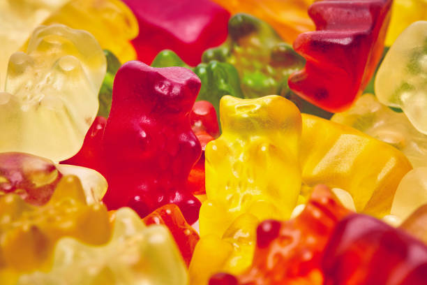 istock Heap of colorful gummy bears 1197832097