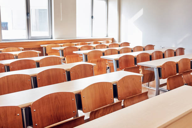 istock Small classroom of an university lecture hall 1197832250