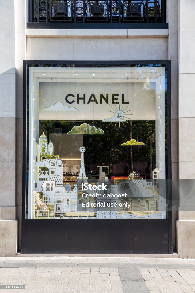 Paris September 10 2019 The Chanel Luxury Perfume Store On