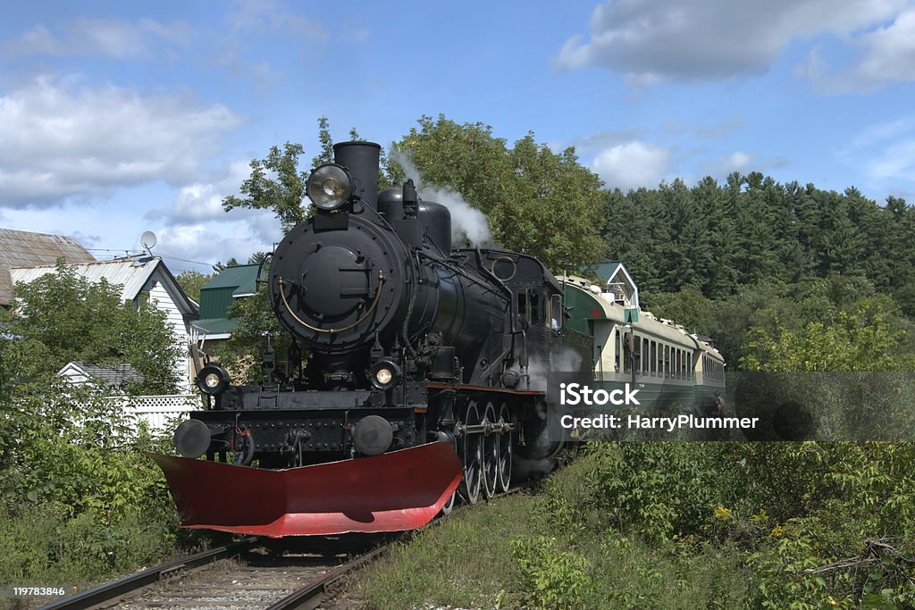 Steam Locomotive  Wakefield - Michigan Stock Photo