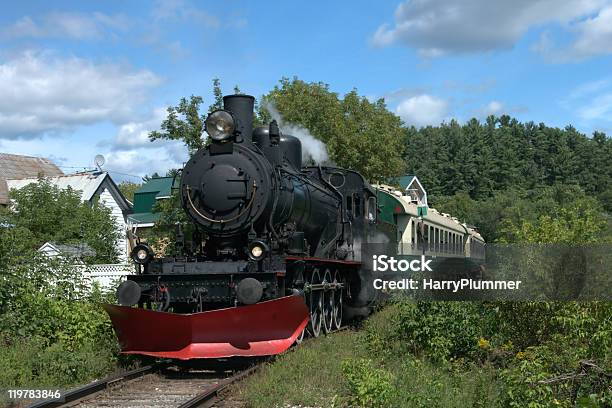 Steam Locomotive Stock Photo - Download Image Now - Wakefield - Michigan, Black Color, Boiler
