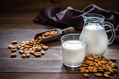 Almond milk - fresh organic and vegetarian drinks