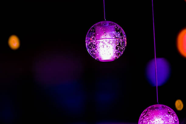 istock Decorative lanterns, fantasy lights，Colorful neon night 1197841022