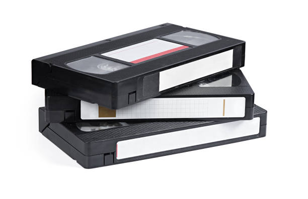 istock Old VHS Video Cassettes isolated 1197841046