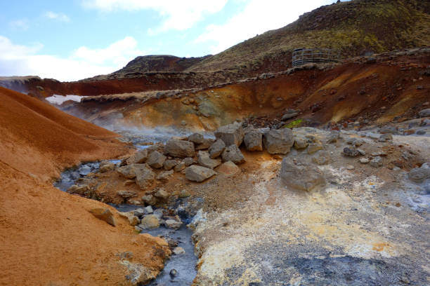 istock Seltun geothermal ho spring area 1197847173