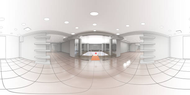 istock spherical panorama of the interior, 3D illustration 1197851815