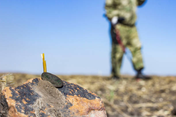 istock an old penny of Tsar Nicholas the second Emperor of Russia, found during excavations using a metal detector on an abandoned fortress, the front and background blurred with the effect of bokeh 1197852676