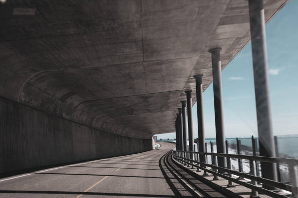 Tunnel road in Nordland, Norway