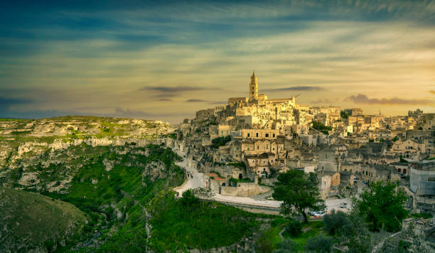 istock Matera ancient town i Sassi, Unesco site landmark. Basilicata, Italy. 1197854711