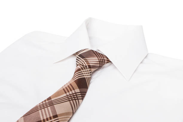 Plaid, checkered silk ties template. Easy editable colors. Colored silk tie.