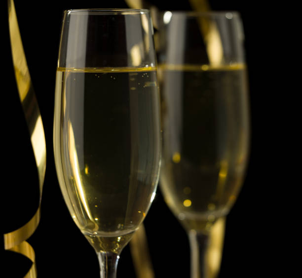 istock Two glasses of champagne 1197864283