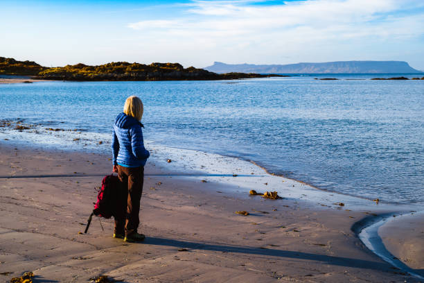 istock Beach time just for herself, Arisaig, Scotland 1197866171