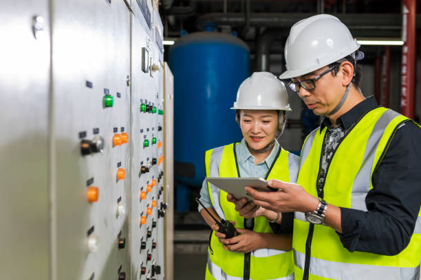 istock Teamwork in the boiler room 1197866671