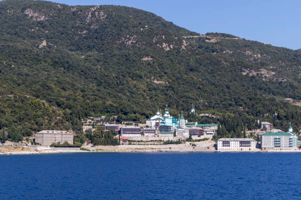 istock Saint Panteleimon Monastery at Mount Athos, Greece 1197870353
